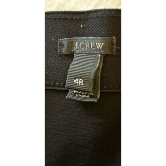 J.CREW PIXIE Pant Leggings in Stretch Ponte BLACK Size 4R - Picture 6 of 7